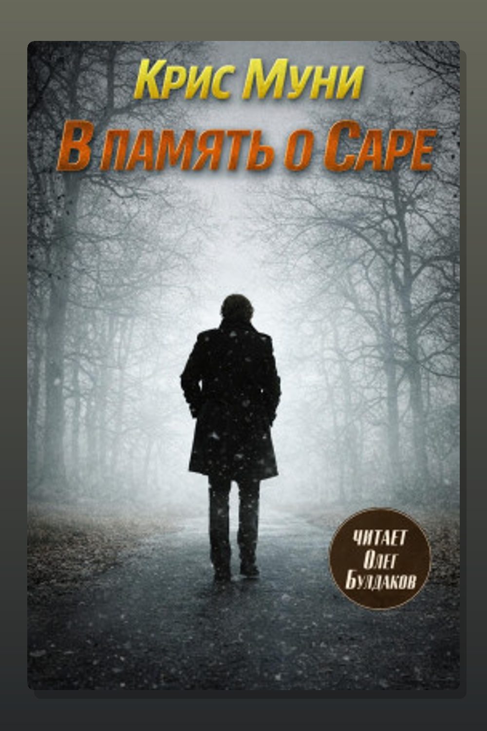 Обложка: В память о Саре — Крис Муни