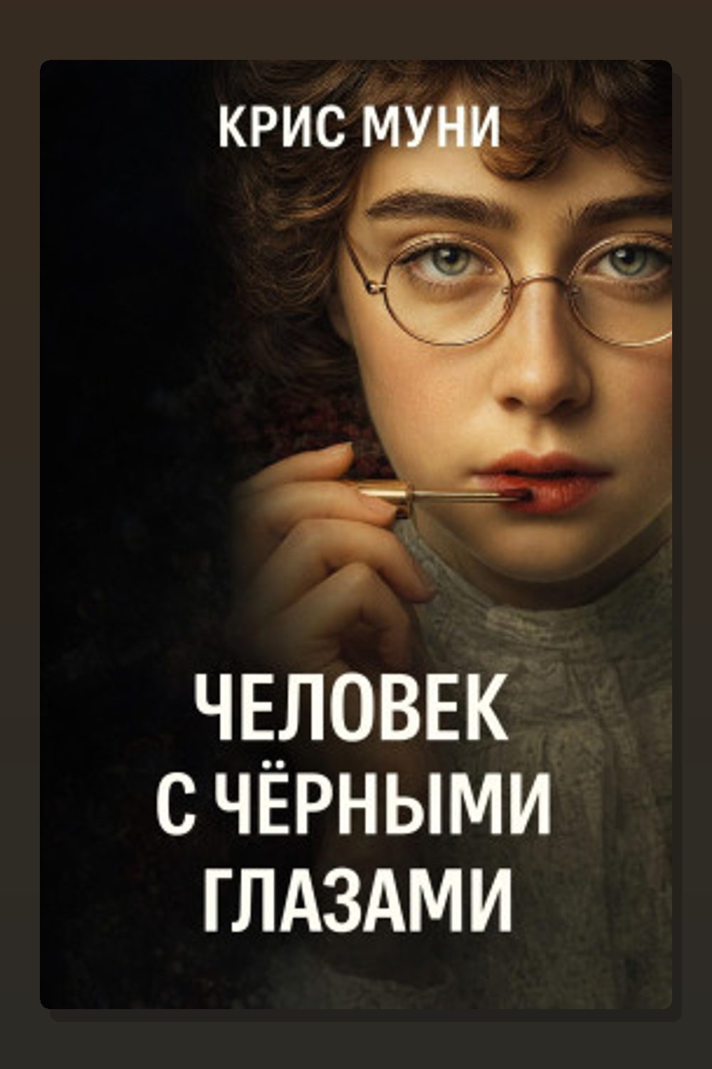 Обложка: Человек с чёрными глазами — Крис Муни