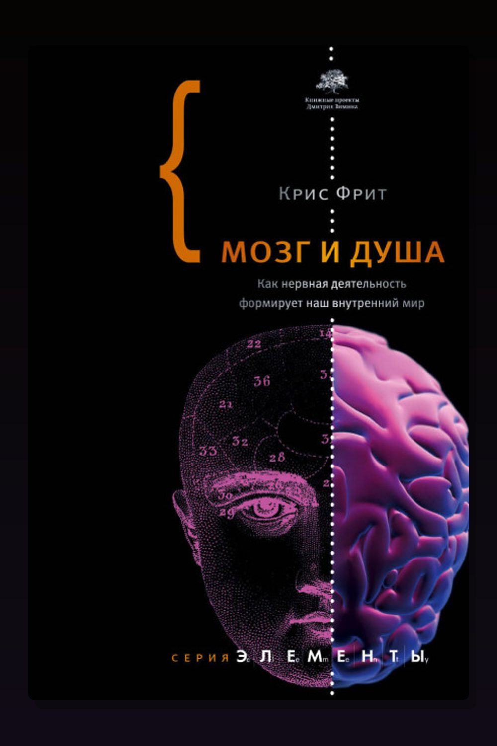 Обложка: Мозг и душа. Как нервная деятельность формирует наш внутренний мир — Крис Фрит