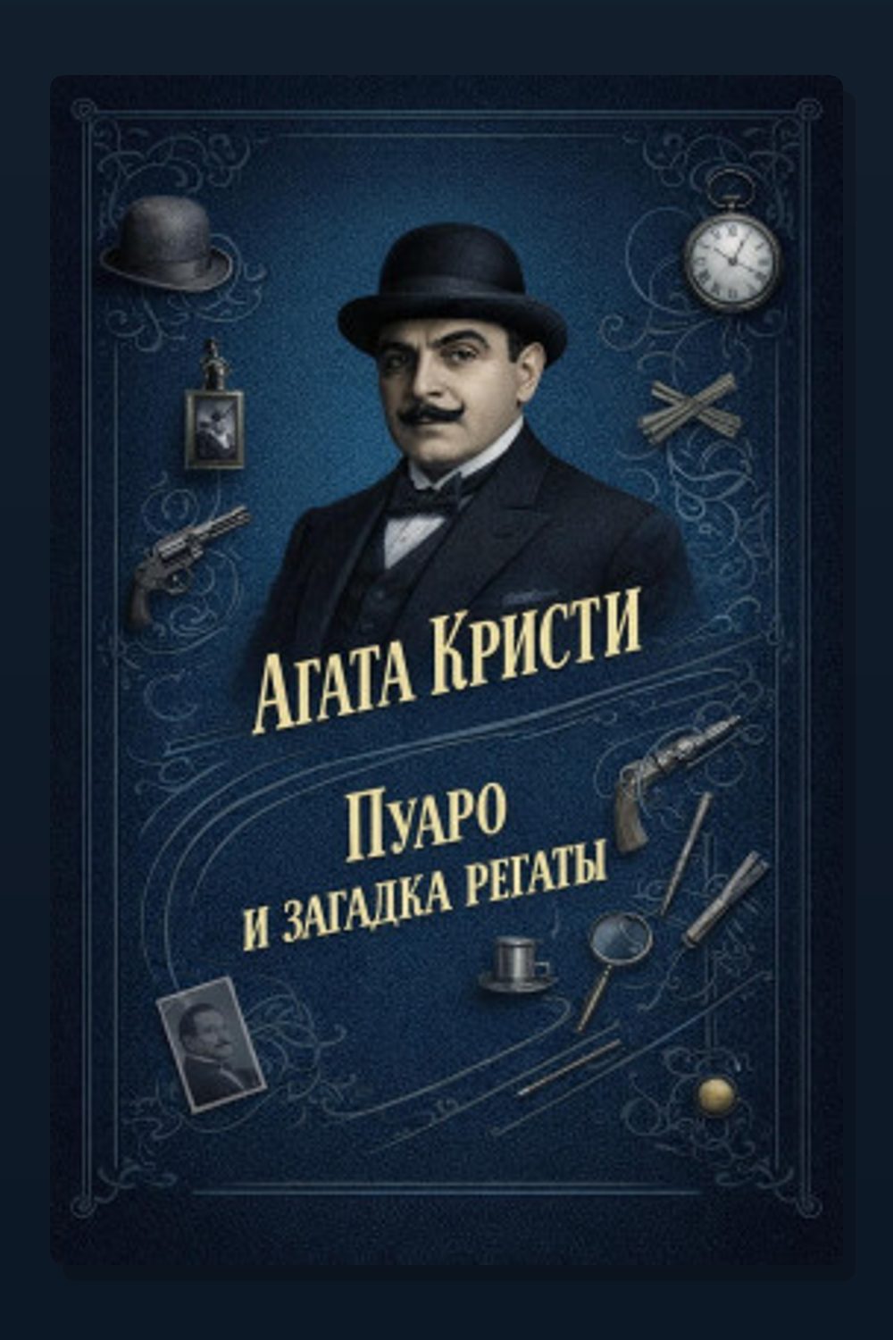 Обложка: Пуаро и загадка регаты — Агата Кристи