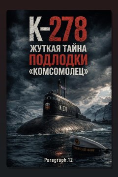 Обложка: К-278. Жуткая тайна подлодки «Комсомолец» — Paragraph.12