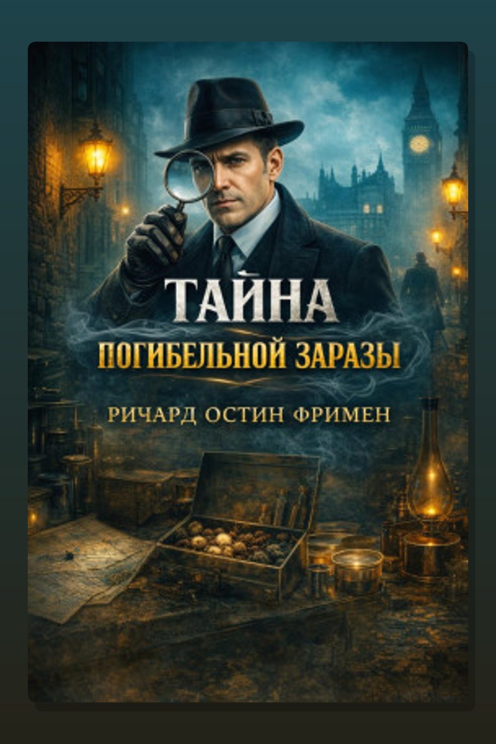 Обложка: Тайна погибельной заразы — Ричард Остин Фримен