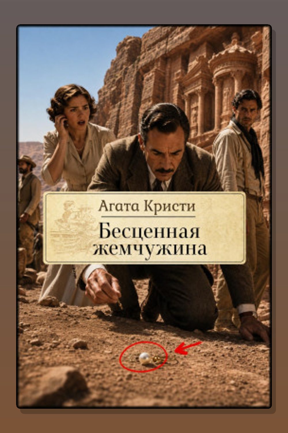 Обложка: Бесценная жемчужина — Агата Кристи