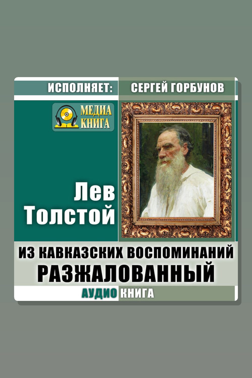 Обложка: Из кавказских воспоминаний. Разжалованный — Лев Толстой