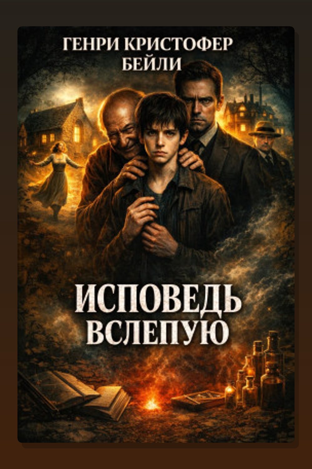 Обложка: Исповедь вслепую — Генри Кристофер Бейли