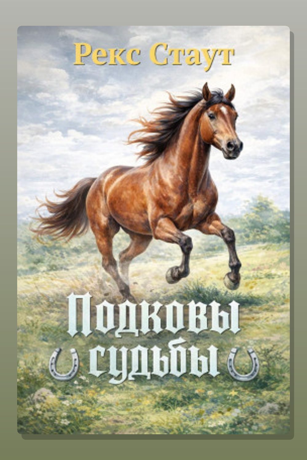 Обложка: Подковы судьбы — Рекс Стаут