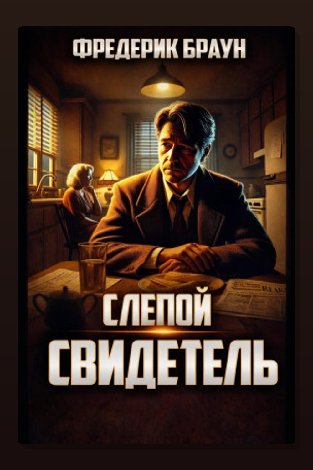 Обложка: Слепой свидетель — Фредерик Браун