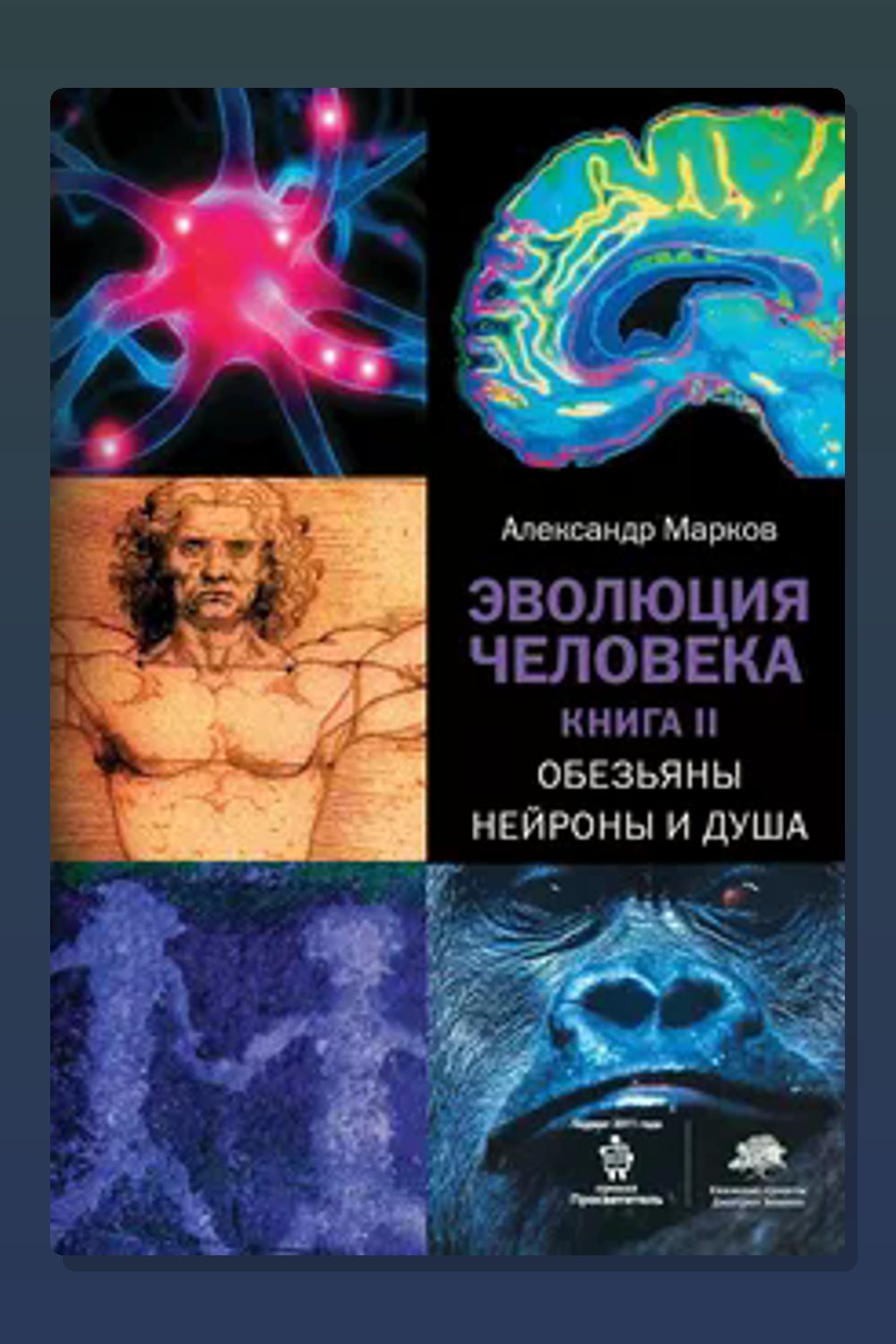 Обложка: Обезьяны, нейроны и душа — Александр Марков